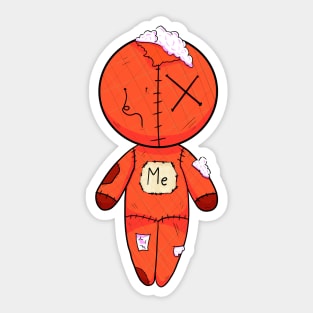 I feel like a Rag Doll - Little Version - Not Hamlet Design Sticker